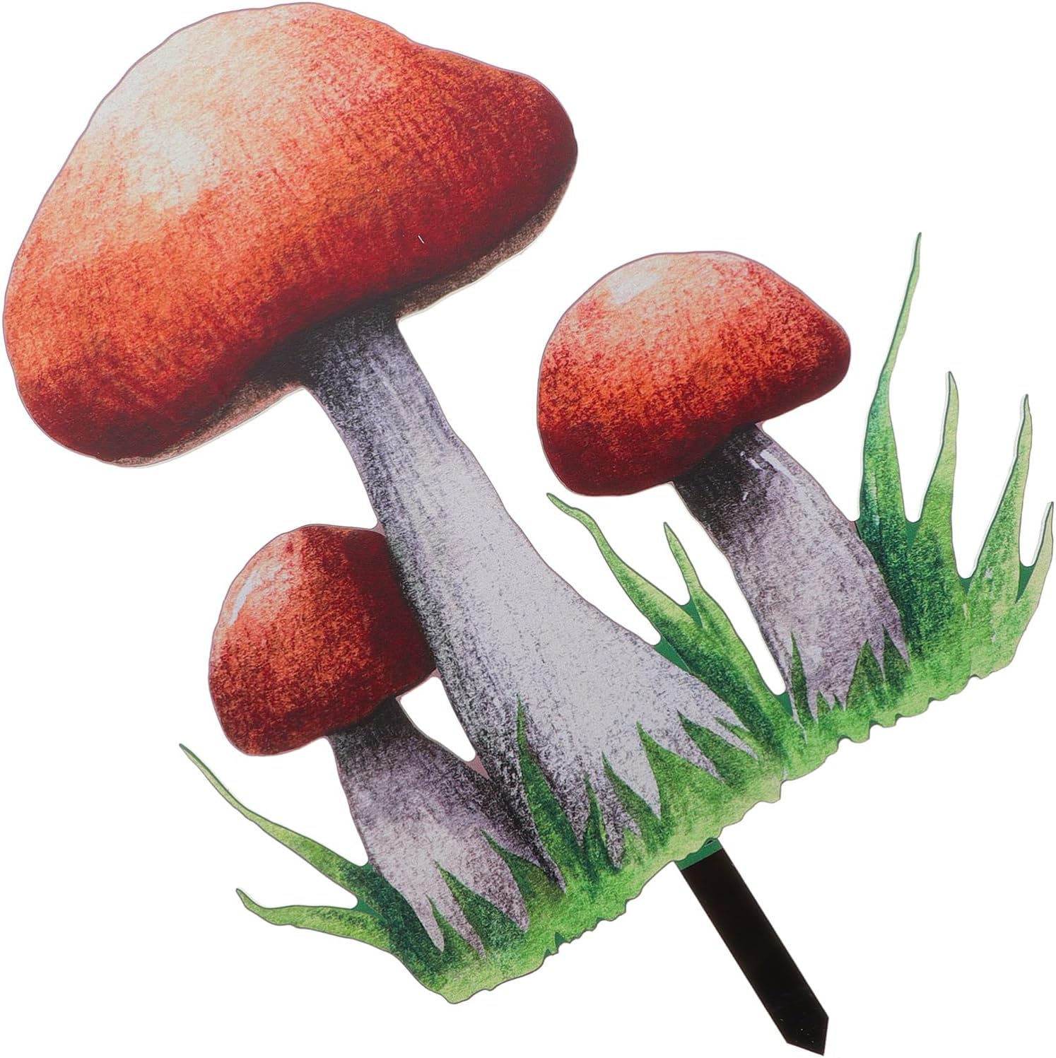 71Cdix6zQL._AC_SL1500_.jpg 5pcs Mushroom Card Plants Yarn Decor Garden Mushrooms Figurine Plants Lawn Stakes Mushroom Yard Ornament Decorative Insert Stake Garden Outdoor Statue Land Decor Acrylic decorate/2374 - Image 8