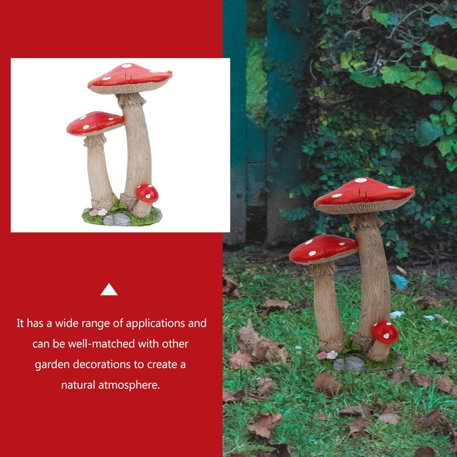 71JiIkO41eL._AC_SL1500_.jpg balacoo Mushroom Ornament Mushroom Model Decors Mushroom Shape Decors Garden Decors Desktop Decors Lovely Mushroom Statues Decorative Resin Mushrooms Mushroom Decors Resin Decorations - Image 5