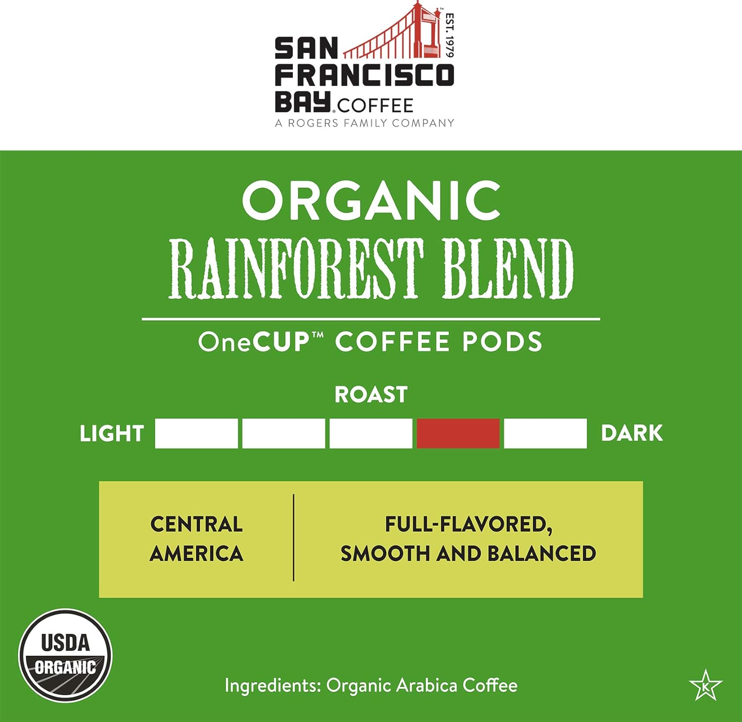 71OTyiwnvXL._SL1500_.jpg San Francisco Bay Compostable Coffee Pods - Organic Rainforest Blend (80 Ct) K Cup Compatible including Keurig 2.0, Medium Dark Roast - Image 3