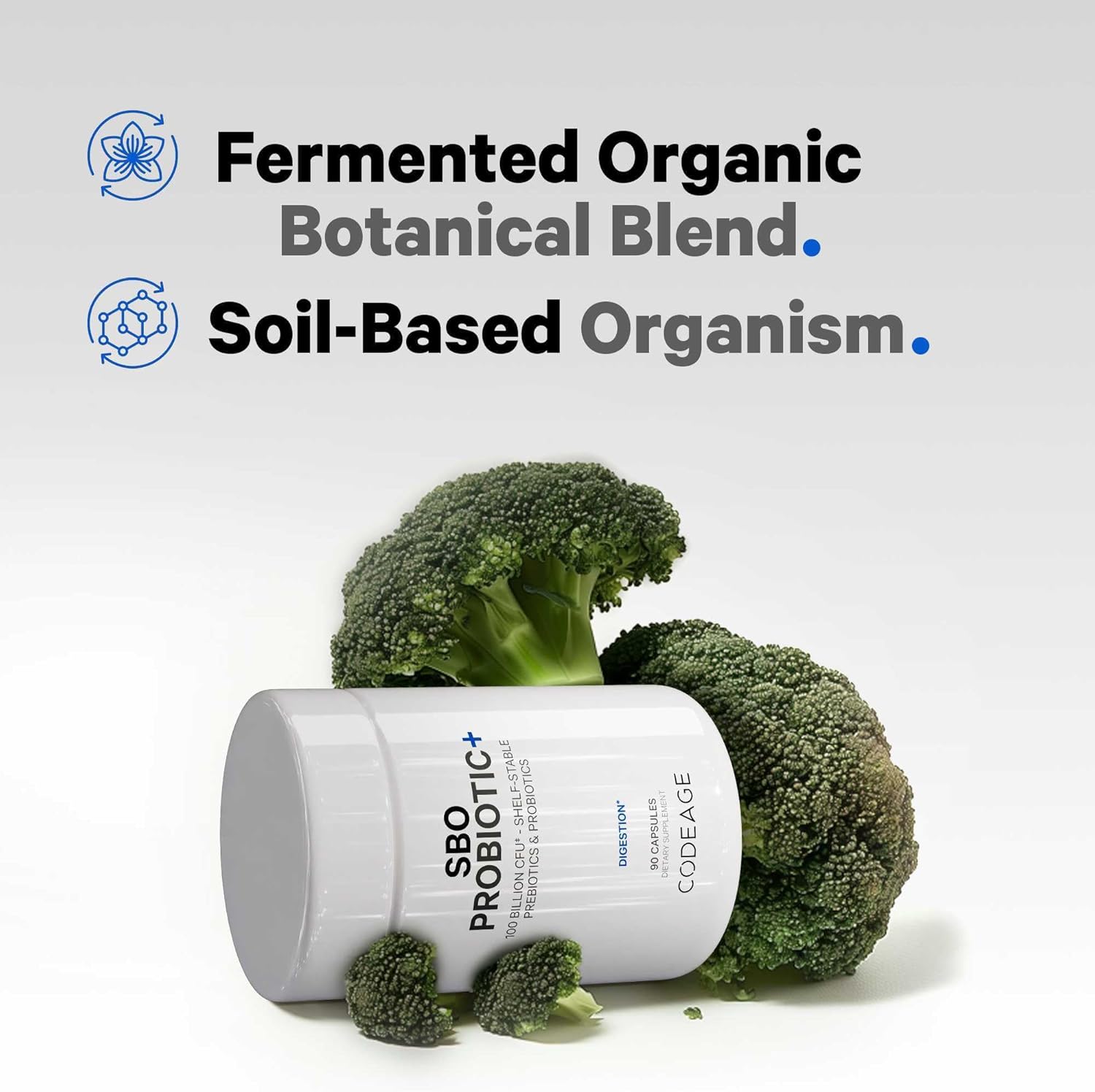 71SIgWmf-GL._AC_SL1500_.jpg Codeage SBO Probiotics, 100 Billion CFUs Per Serving, Multi Strain Soil Based Organisms Blend and Organic Fermented Botanical Blend, Shelf-Stable - 2 Pack - Image 5