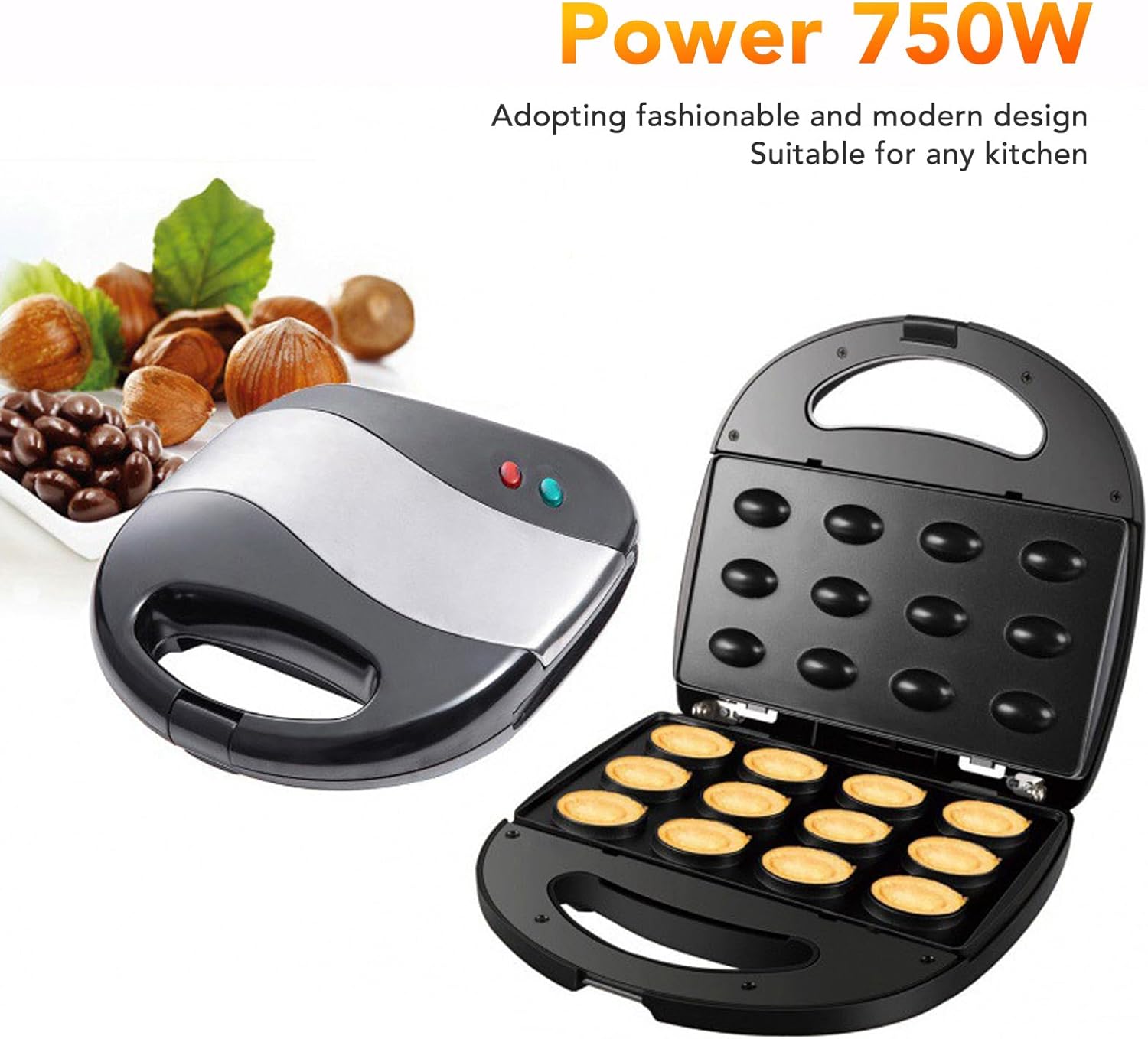 71VABcniZDL._AC_SL1500_.jpg 12 Walnut Cookie Maker Cookie Candy Maker Walnut Cookie Form Oreshki Maker - Image 2