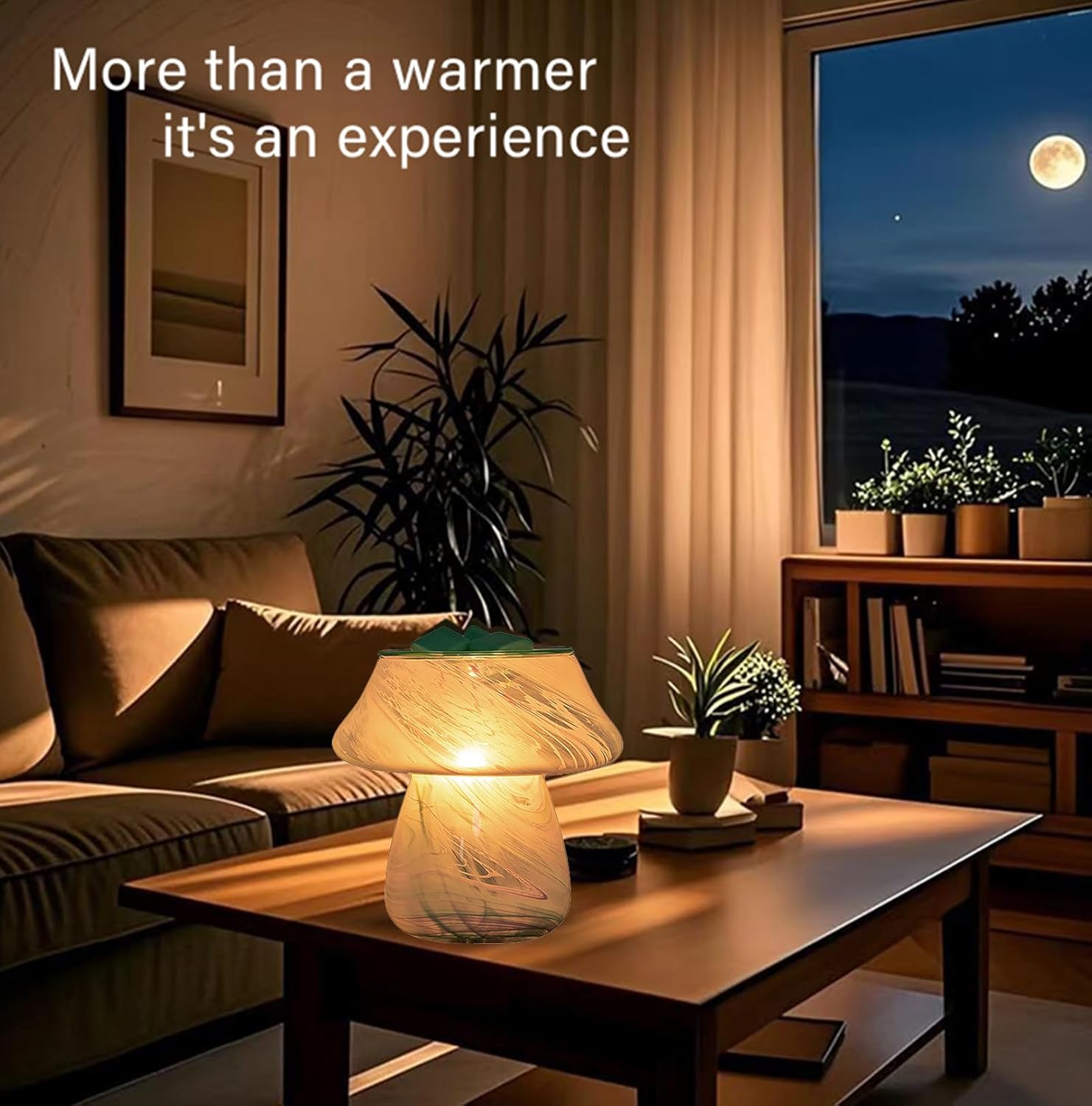 71ZzCprEonL._AC_SL1500_.jpg Electric Mushroom Wax Warmer, Flameless 3-in-1 Cute Wax Melt Warmer for Scented Wax Essential Oil Burner Diffuser Decor Lamp for Women, Energy-Efficient & Easy-Clean Compact Design - Image 9