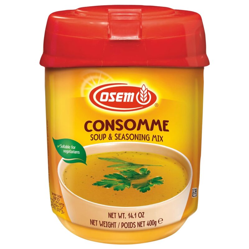 Osem Soup and Seasoning Mix, Consomme, Chicken (Pack of 12)