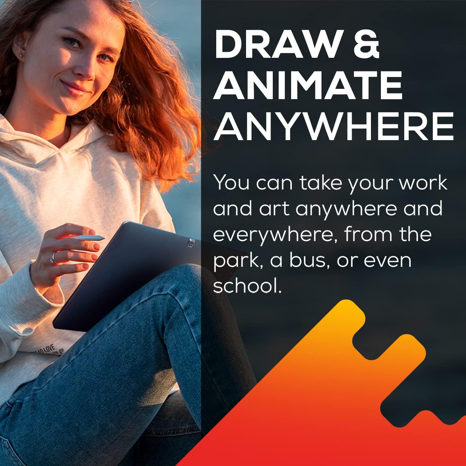 71jx5oUbblL._AC_SL1500_.jpg PicassoTab X Drawing Tablet • No Computer Needed • Drawing Apps & Tutorials • 4 Bonus Items • Stylus Pen • Portable • Standalone • 10 Inch Screen • Best Gift for Beginner Digital Graphic Artist • PCX - Image 2