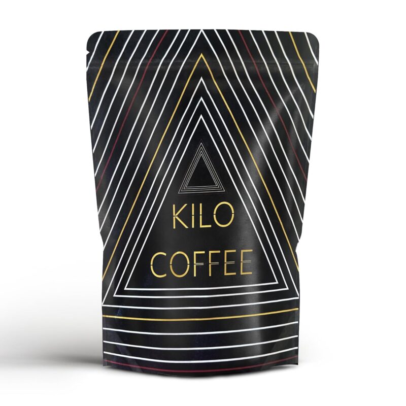 KILO COFFEE - 1 Kilogram Mushroom Ground Coffee. Whole Fruiting Body Lions Mane, Chaga, Reishi, Cordyceps. Low Acid. 2.2lbs