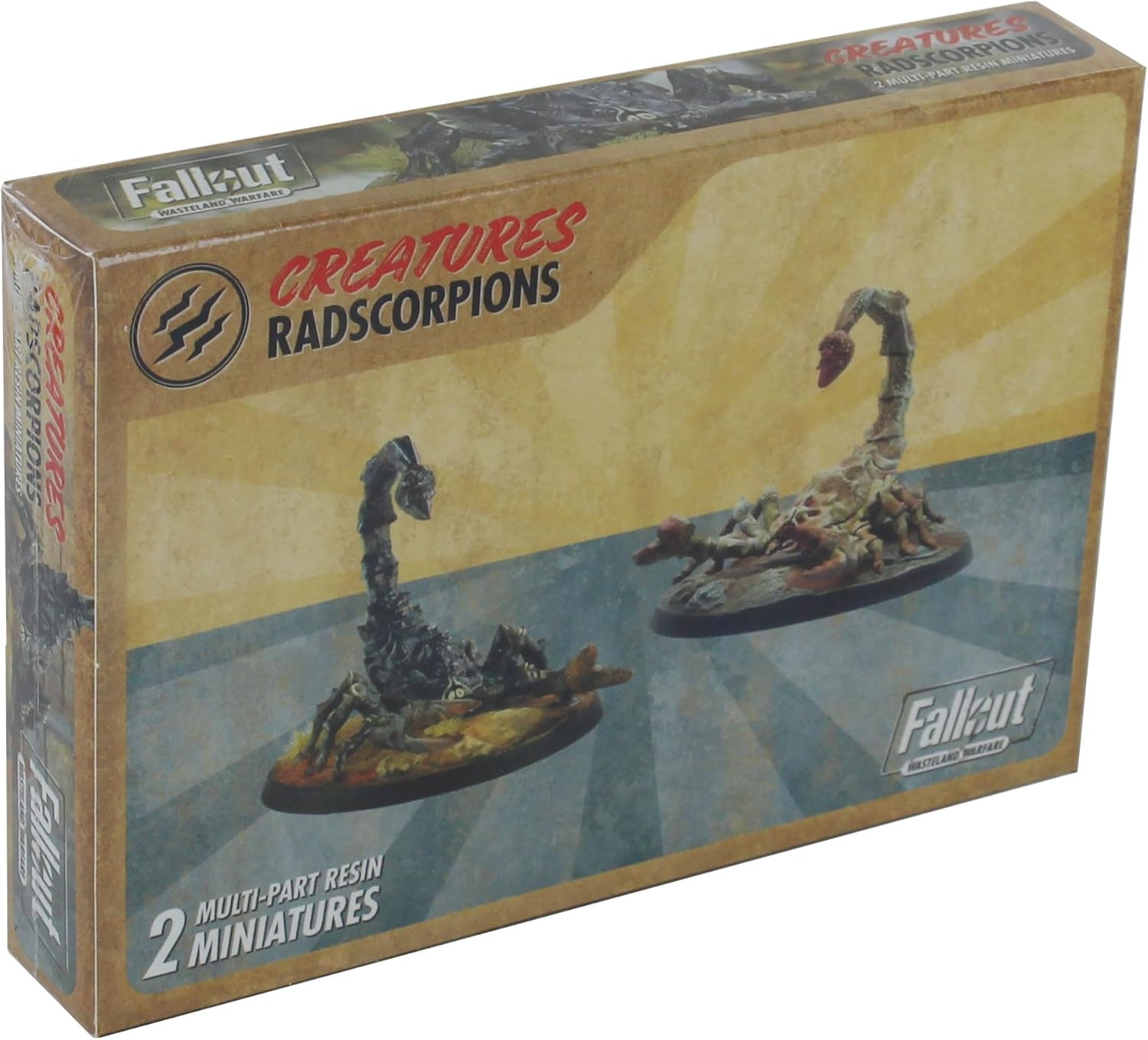 71uHuLclfhL._AC_SL1500_.jpg Modiphius Fallout: Wasteland Warfare - Radscorpions (2x, Resin, 32mm, Adult, 16+)
