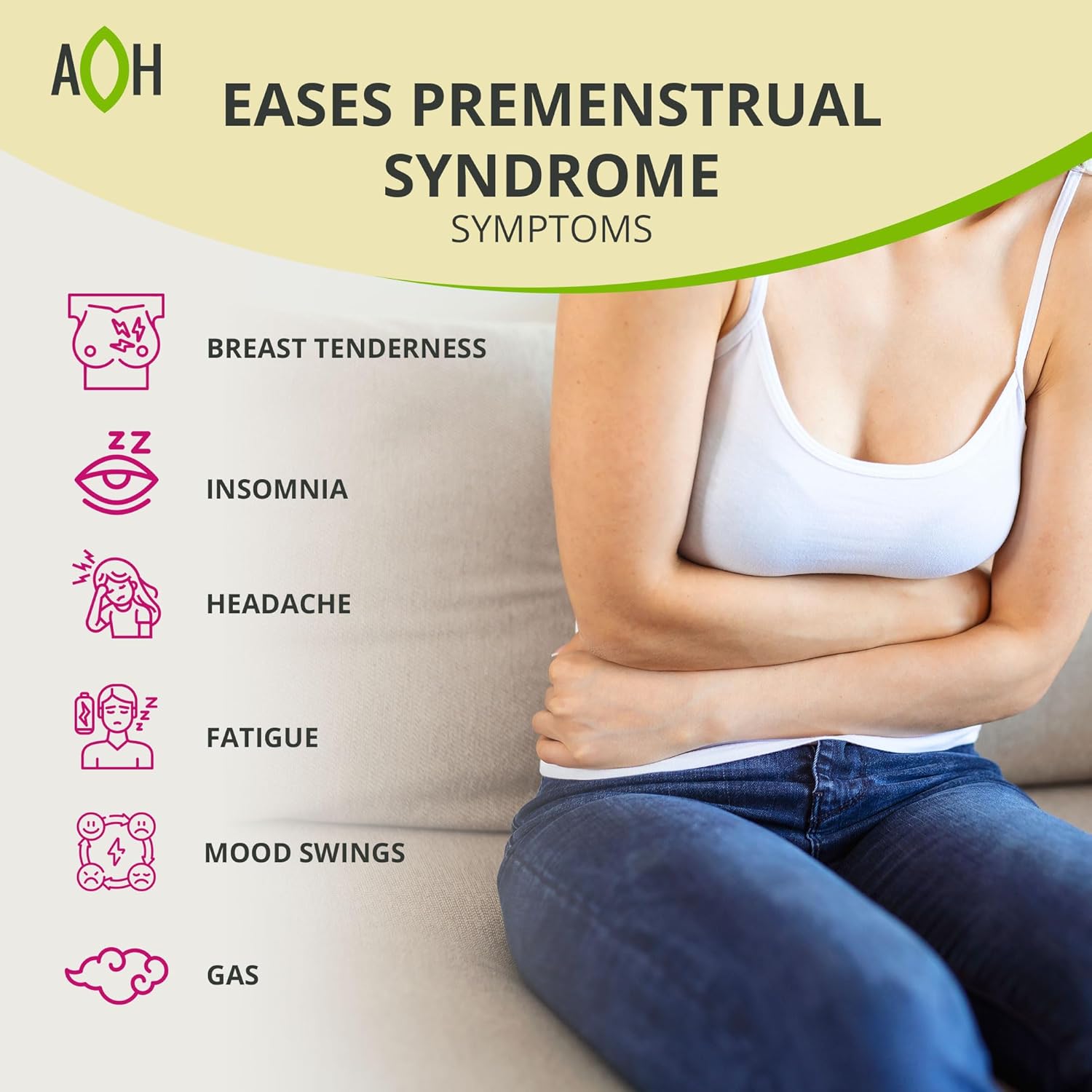 71zSiUFHudL._AC_SL1500_.jpg Hormone Balance for Women - Adaptogens Supplement - Vitex, Ginseng and Cat’s Claw – Vegan, Gluten and Dairy Free (180 Capsules / 700 mg) - Image 4