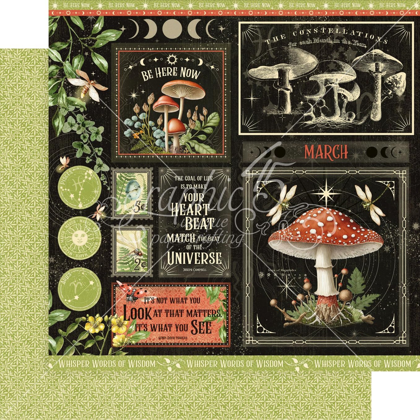81-j2kSZRfL._AC_SL1357_.jpg Graphic 45 Life is Abundant - 12x12 Decorative Papers - Collection Pack and Patterns & Solids Pack - Image 4
