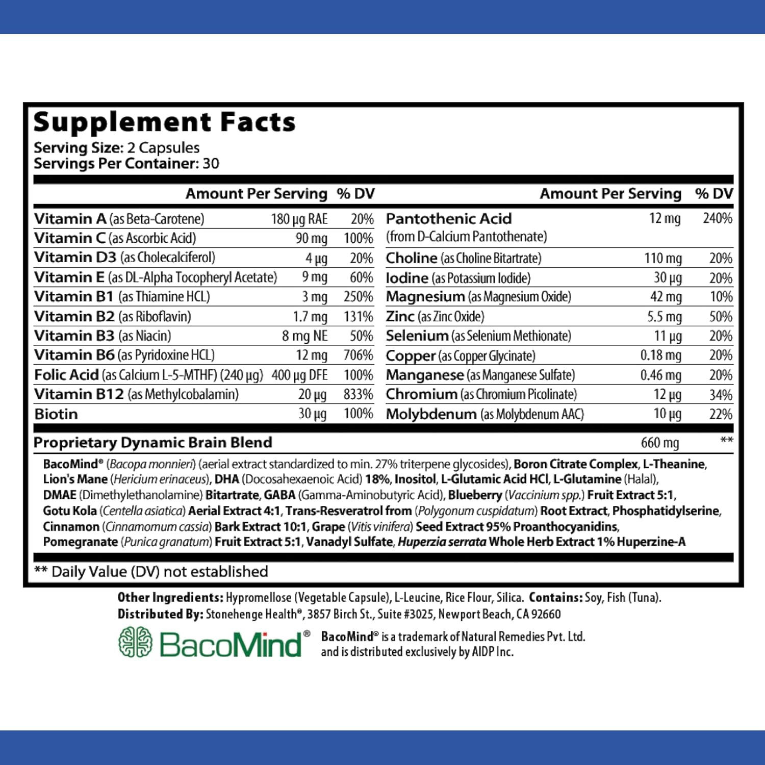 810ohE4kC9L._AC_SL1500_.jpg Stonehenge Health Dynamic Joint + Dynamic Brain Bundle Supplement Supports Comfort, Mobility, Flexibility + Memory Acquisition and Retention - Image 9