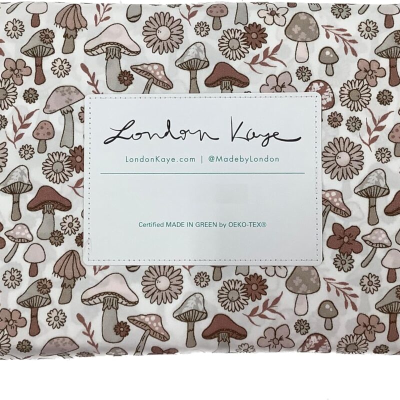 Sheet Set - Mushrooms & Daisies (Pink Mushrooms & Daisies, Twin XL)