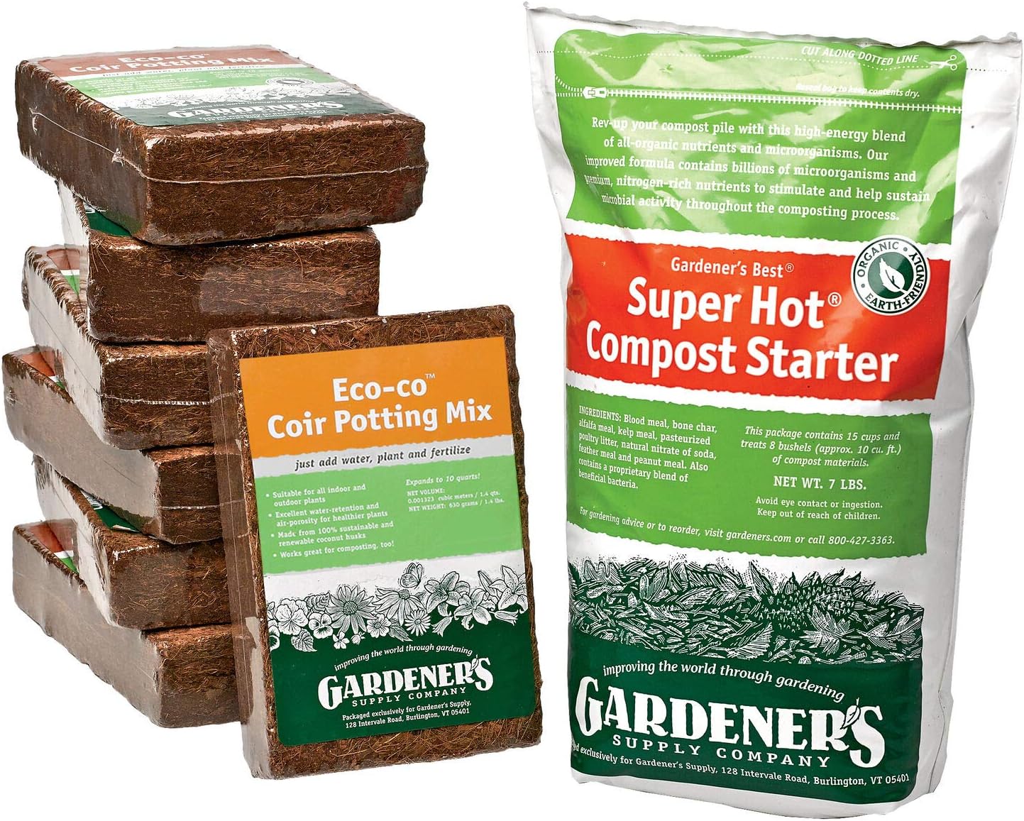 Composting Kit Components Gardener's Supply Company Compost Starter Accelerator Success Kit ...