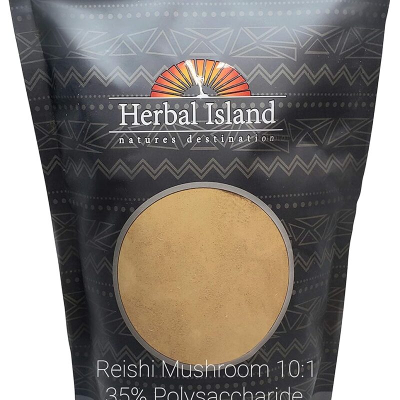 Reishi Mushroom Extract 10:1 Powder 1 LB or 16 OZ 35% Polysaccharides Ganoderma lucidum