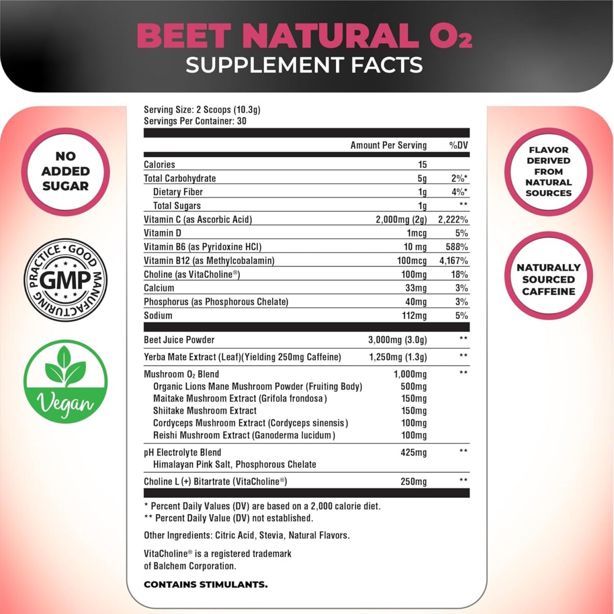 Protein Powder O2 Nutrology Beet Natural O2, Pre Workout Powder, Energy, Endurance ...