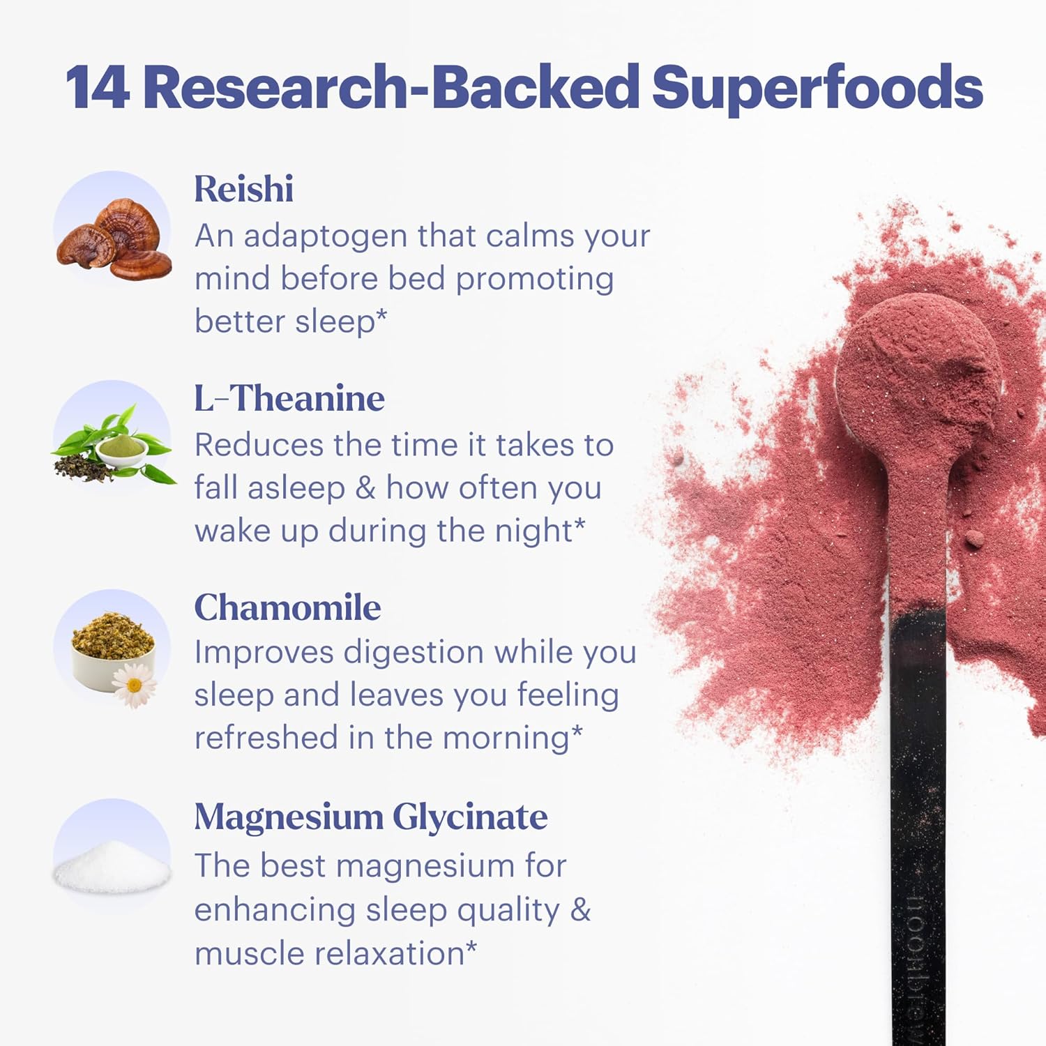 81VveFiHkOL._AC_SL1500_.jpg MoonBrew Magnesium Sleep Tea: Natural Melatonin-Free Sleep Aid | 14 Superfoods with Magnesium Glycinate & Adaptogens | Keto, Whole30 & Vegan | Enjoy Hot or Cold - 30 Servings - Image 2