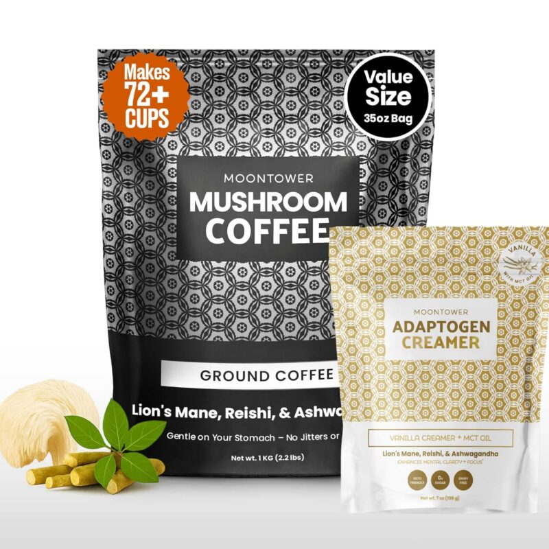 Mushroom Coffee and Vanilla Creamer Bundle