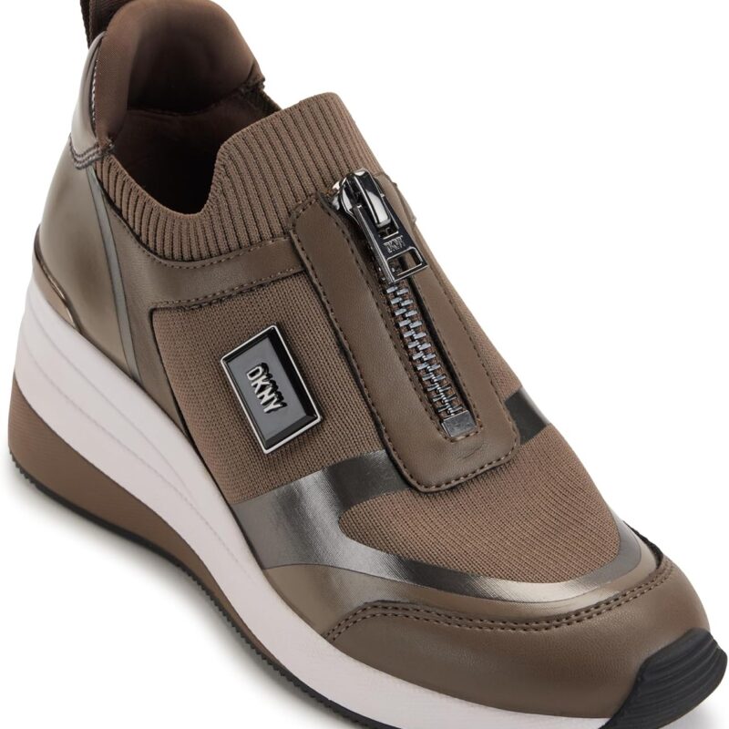 DKNY women's Athletic Everyday Kaz-Wedge Sneaker