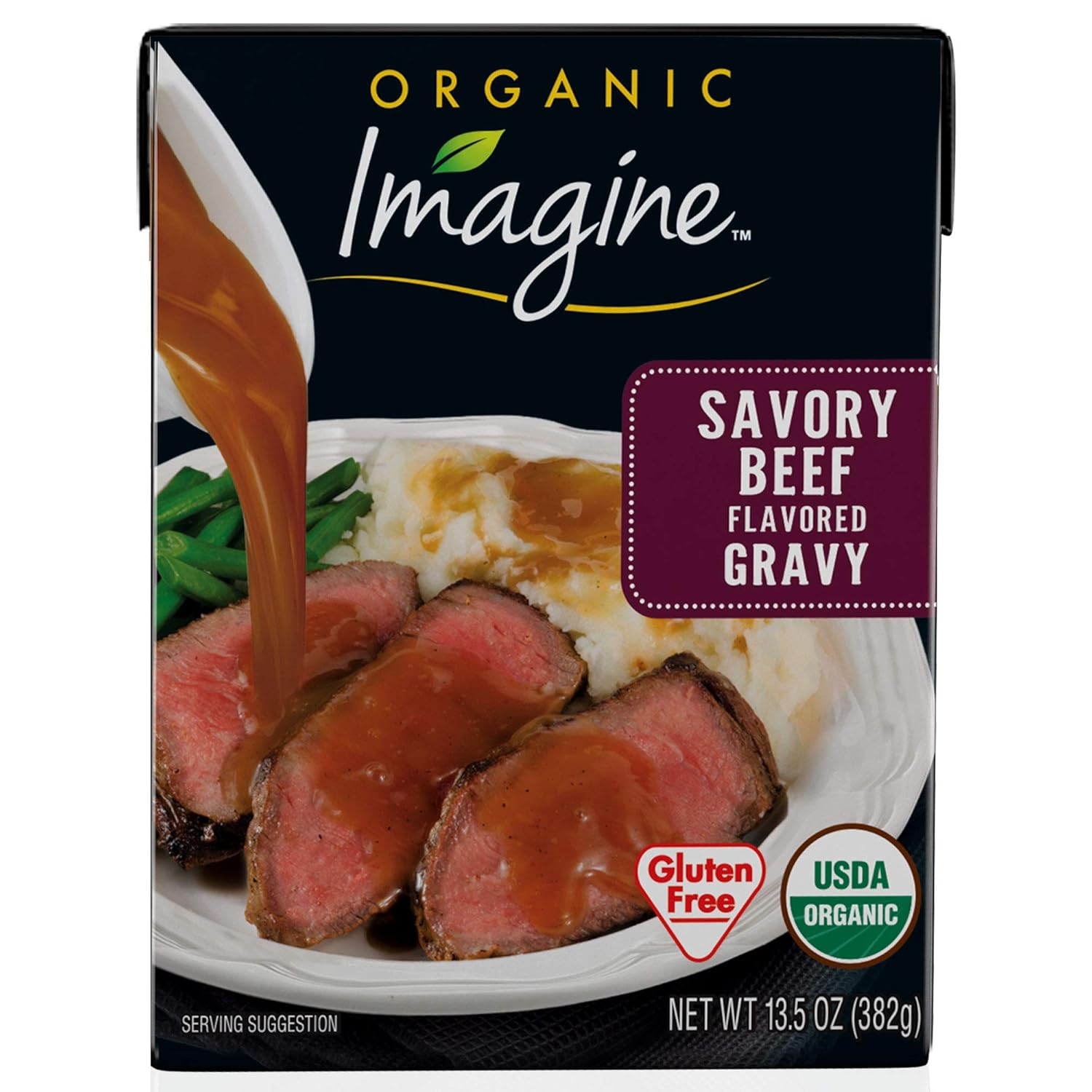 81mUrR0LPdL._SL1500_.jpg Imagine Organic Gravy, Savory Beef, 13.5 Oz (Pack of 12)