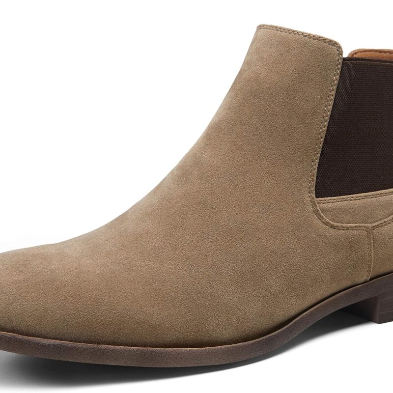 Jousen Men's Chelsea Boots Lightweight Casual Chukka Ankle Boots Classic Elastic Dress Boots For Men
