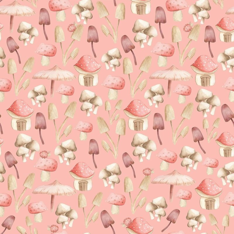 Waterleaf Paper Co. 100% Dissolvable Wrapping Paper, Fairy Garden Designs, Premium Seasonal Gift Wrap, Sustainable, Zero-Waste (16 Sq Ft, Fairy Garden in Mushroom Land)