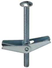 1/4" x 3" Phillips/Slotted Mushroom Head Toggle Bolt (Pack of 50)