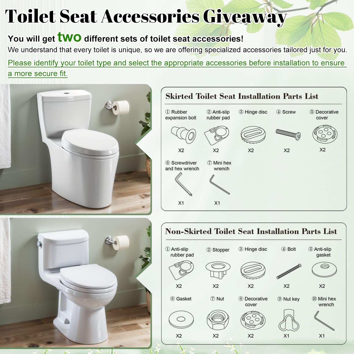 1753641980_71MFMzTnJCL._AC_SL1500_.jpg Elongated Toilet Seat Composition Different mushrooms Mushrooms hunting lettering quote Quiet Close Strong Stainless Steel Hinges Resin Toilet Seat Easy to Install Easy to Clean - Image 6