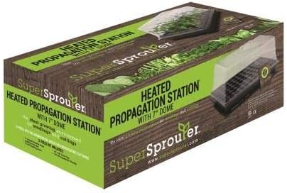 412VYtlUABL._AC_.jpg Super Sprouter Propagation Kit w/ 7" Dome - Green, 10" x 20" x 7" - Image 3