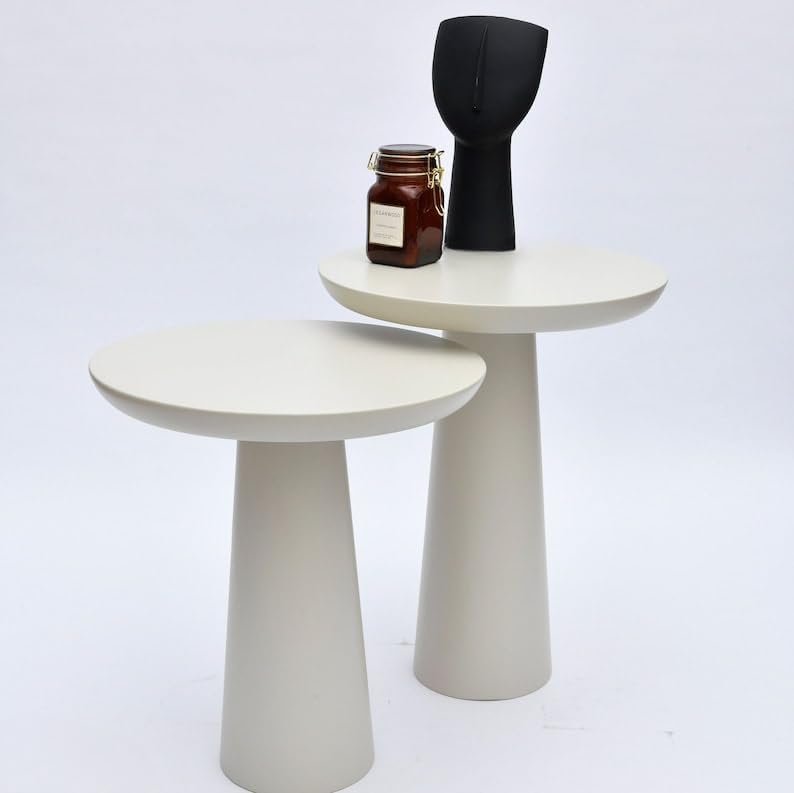 41Mp8KKqjdL._AC_.jpg Side Table, Mushroom Coffee Table, Coffee Table, Coffee Table, Plant Stand, Home Decor, Design Coffee Table, Home Gift, End Table (Mink) - Image 3