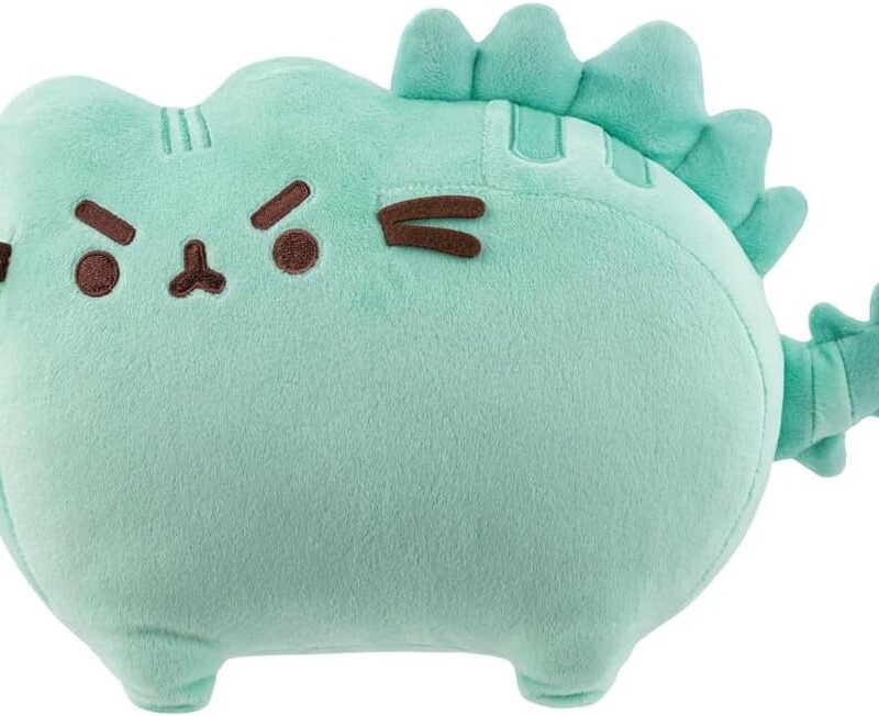 Aurora, 61588, Pusheenosaurus 9.5In, Soft Toy, Green