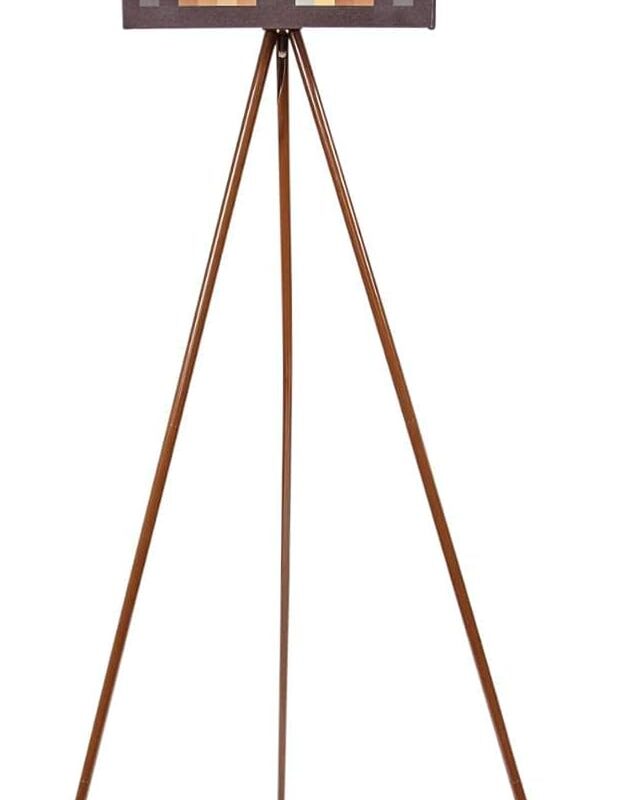 Minecraft Glowstone Tripod Floor Lamp | LED Light, Standing Lamp for Living Room | Home Decor Accessories And Room Essentials | Official Video Game Collectible | 62 Inches Tall