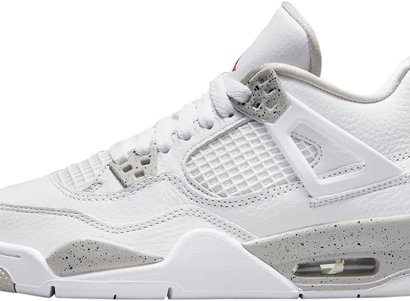 Jordan Youth Air Jordan 4 Retro GS DJ4699 100 White Oreo - Size 6.5Y