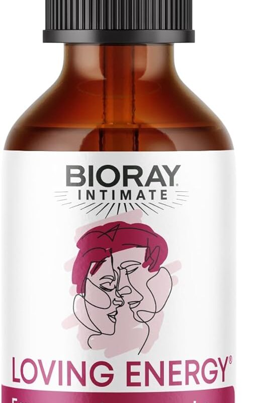 BIORAY Intimate Loving Energy - 2 fl oz - with Medicinal Mushrooms - Non-GMO, Vegan, Gluten Free