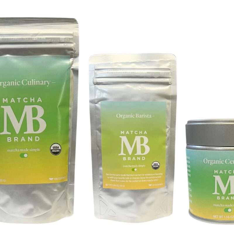 Culinary, Barista & Ceremonial Matcha Bundle - Matcha Brand 100g Culinary pouch, 30g Barista Pouch, and 30g Ceremonial Tin - Premium Grade and Everyday Use Authentic Japanese Green Tea