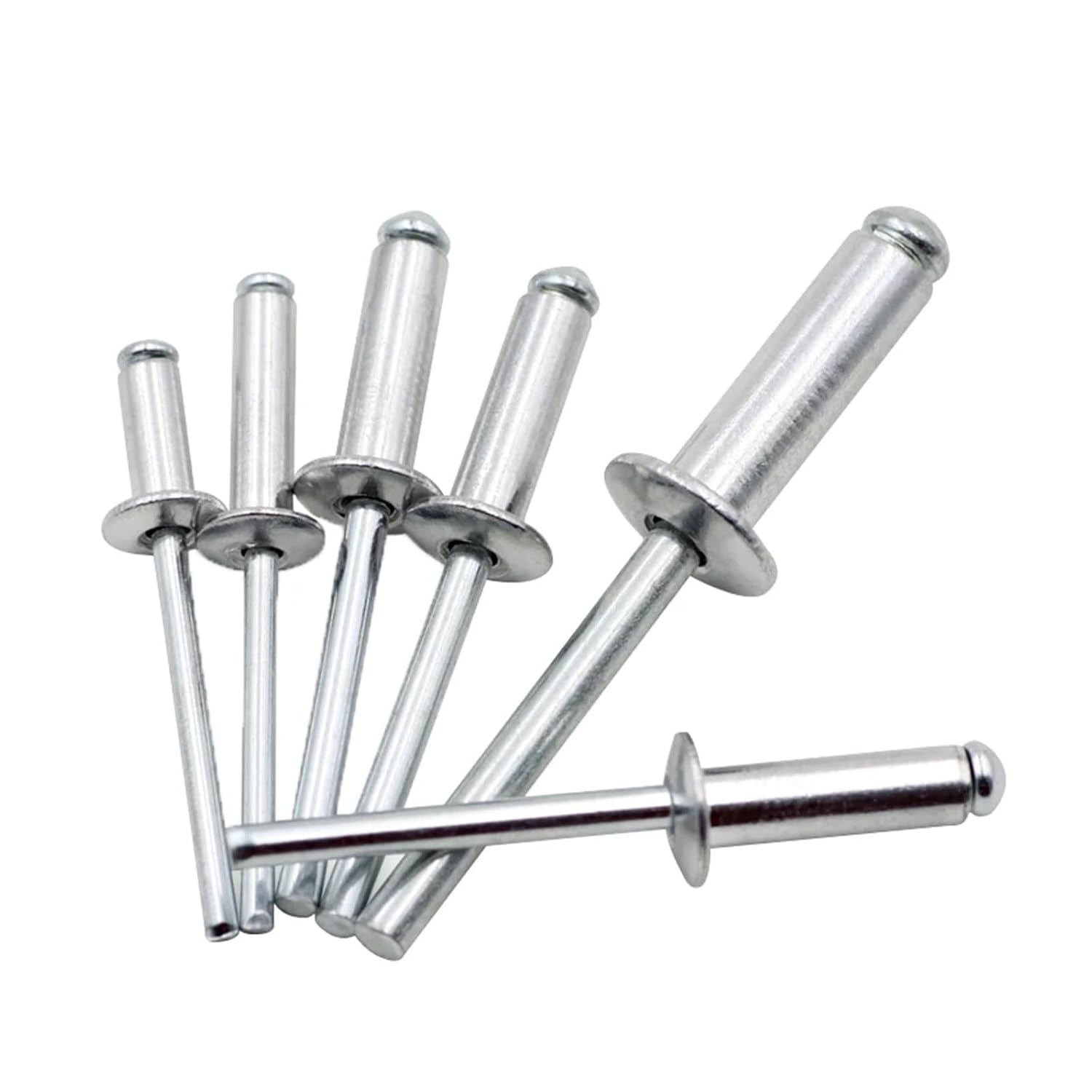 Self Rivits Rivet, M5 (4.8) Aluminium Mushroom Head Self Plugging Rivets 6 8 9 10 ...