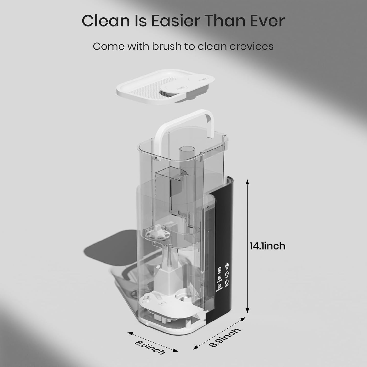 615URt8mMOL._AC_SL1500_.jpg Cool Mist Humidifiers for Bedroom and Plants & Baby, Top Fill 5L Large Room Smart Humidifier for Home Nursery, 28 dB Quiet 50H Runtime Bedroom humidifier with Essential Oils - Image 8