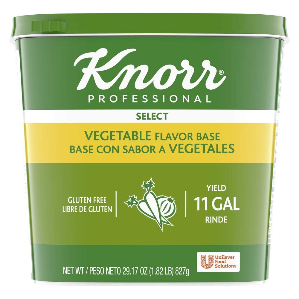 61EqyPlWrL._SL1000_.jpg Knorr Professional Select Vegetable Base Bouillon, Vegetarian, Gluten Free, No added MSG, 1.82 Pound (Pack of 6)