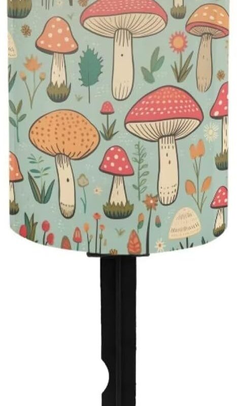 ZOUTAIRONG Solar Light for Cemetery Grave 4 Pack Solar Garden Lights Garden Lights Solar Powered Waterproof Outdoor Cemetery Solar Lights for Grave Solar Lights Mushroom