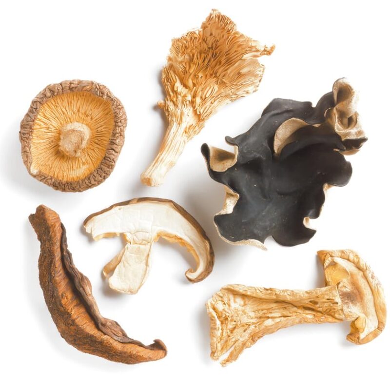 D'Allesandro Forest Blend Dried Mushroom Mix, 1 Pound - Gourmet Shiitake, Porcini, Oyster, Bolete, and Wood Ear Mushrooms