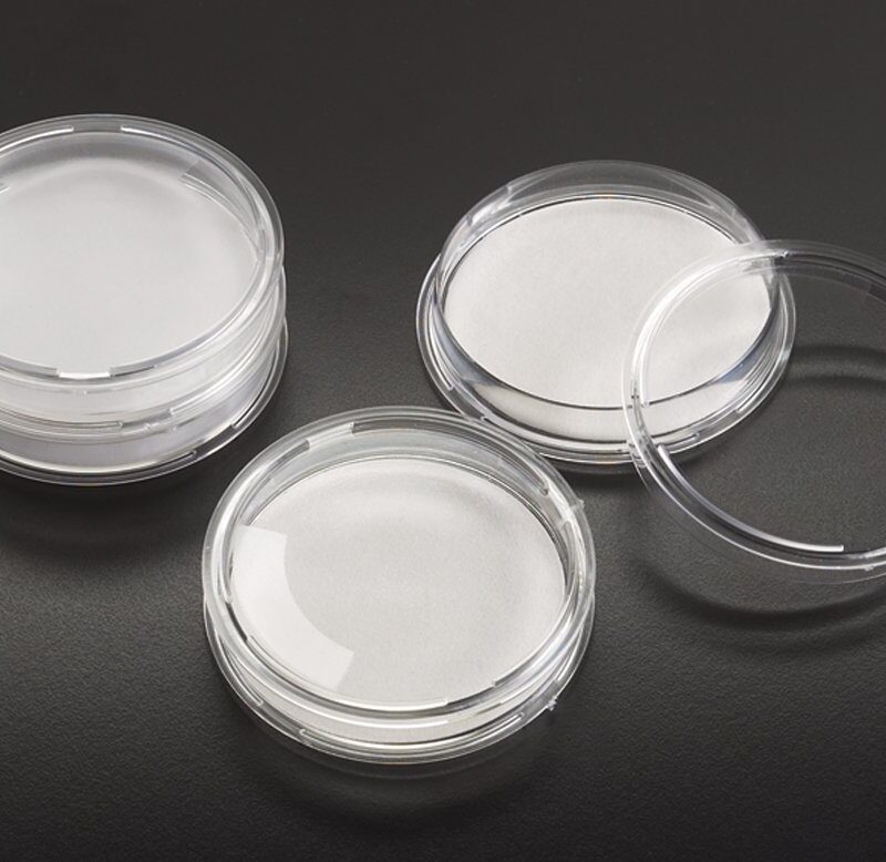 Simport D210-18A Polystyrene Absorbent Pad Petri Dish without Pads, Sterile, 50mm Diameter x 9mm Height (Case of 500)