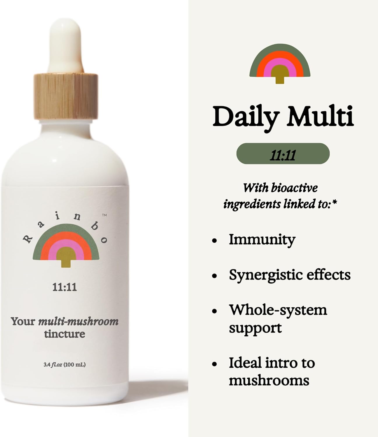 61XFhZAL1wL._AC_SL1500_.jpg Mushroom Bundle, 11:11 Multi Mushroom Extract + Chaga Mushroom Tincture, Dual Extract Daily Mushroom Tinctures for Comprehensive Immune Support, Vegan Liquid Mushroom Supplements - Image 2