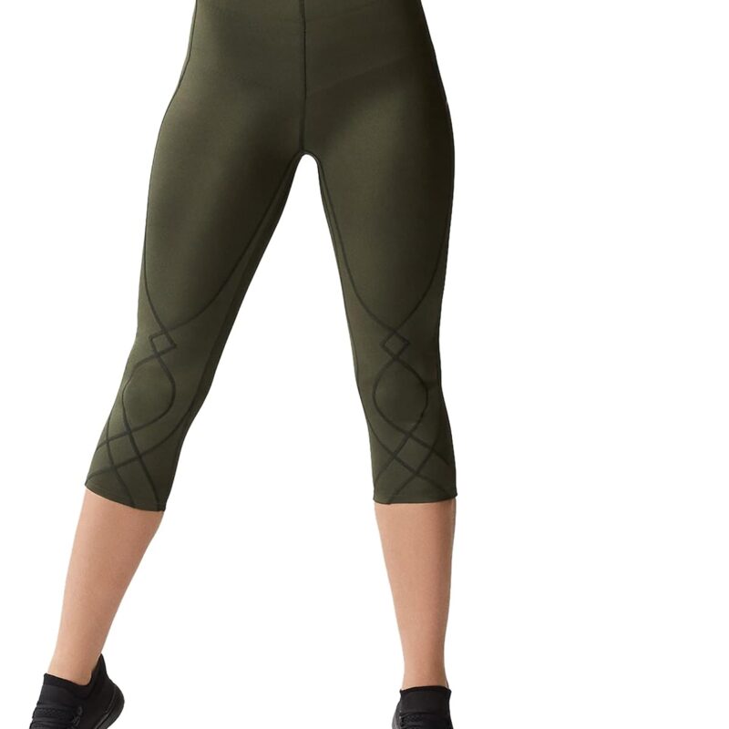 CW-X Women's Stabilyx Joint Support 3/4 Capri Compression Tight Pants
