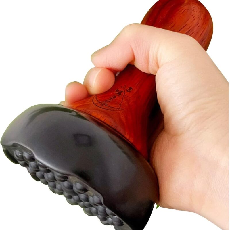 Hot Stone Warming Moxibustion Therapy, Natural Stone Heating GuaSha Scraping, Brush Electric Gua Sha Massager, Shape Beautiful Curves