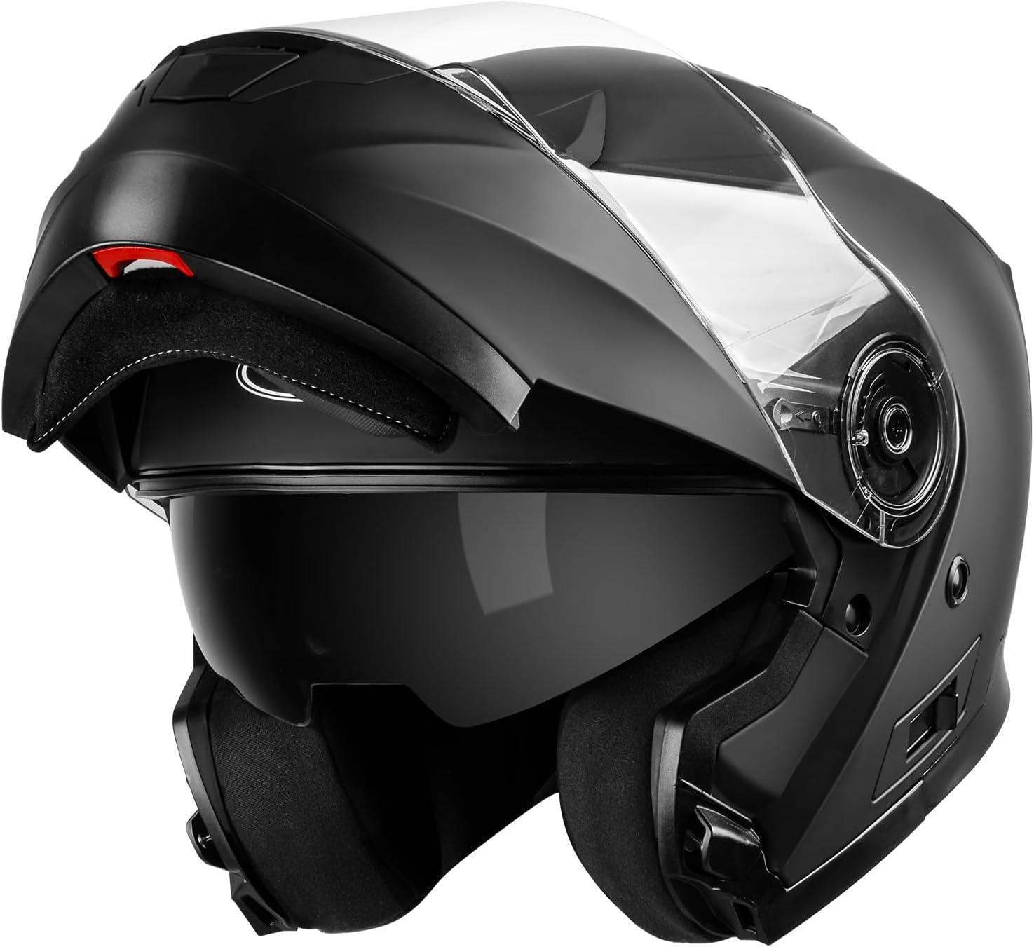 61sc3fW2wTL._AC_SL1500_.jpg YEMA Modular Motorcycle Helmets, DOT Approved Full Face Motorcycle Helmet with Flip Up Dual Visor, Helmets for Adults Men Women Helmets for Street Scooter ATV E-Bike - YM-926