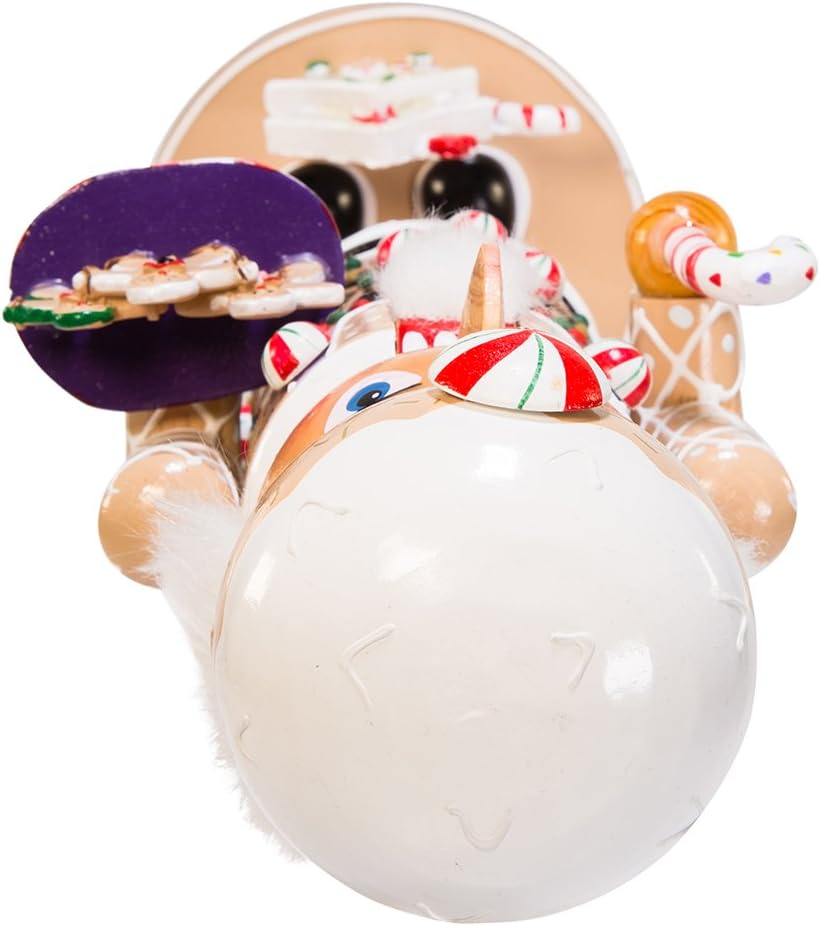 61tCJteJcxL._AC_SL1000_.jpg Kurt Adler 16-Inch Wooden Gingerbread Christmas Nutcracker (Color May Vary),Brown/Beige - Image 6