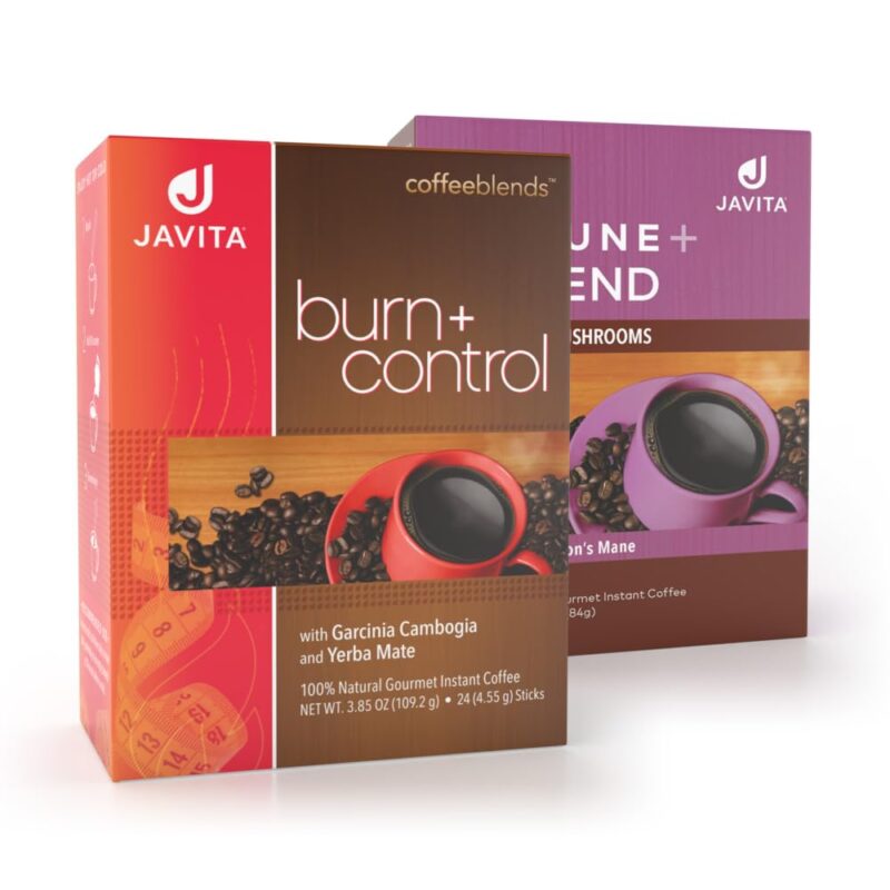 Javita Burn + Control and Mushroom Coffee Bundle