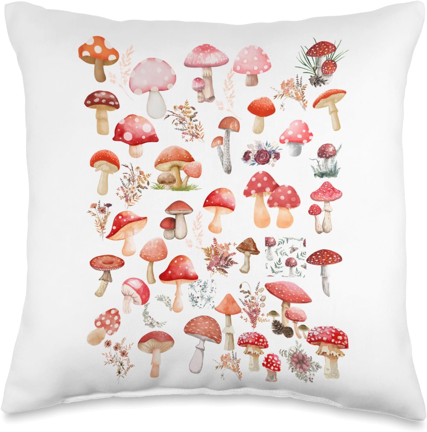 71-qPazBcYL._AC_SL1500_.jpg Cottagecore Cute Aesthetic Vintage Mushroom Gardencore Shirt Throw Pillow