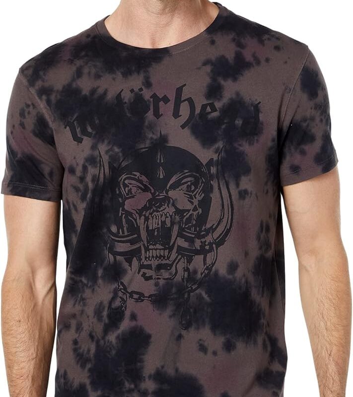 John Varvatos Men's Ss Crew Tee-Motorhead Lockup