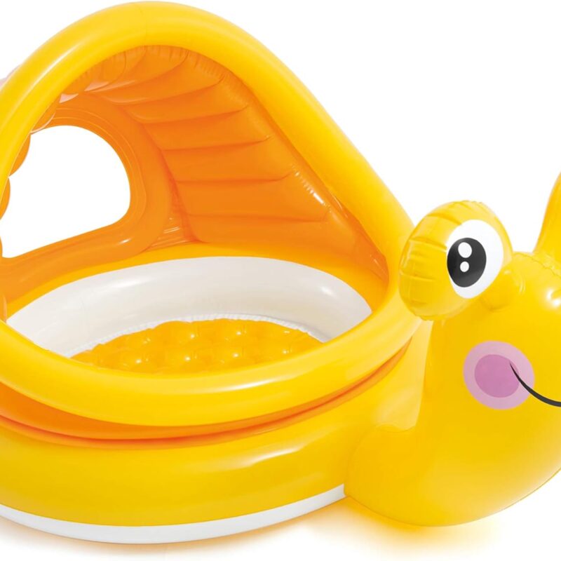 Intex - Lazy Snail Shade Baby Pool, Yellow