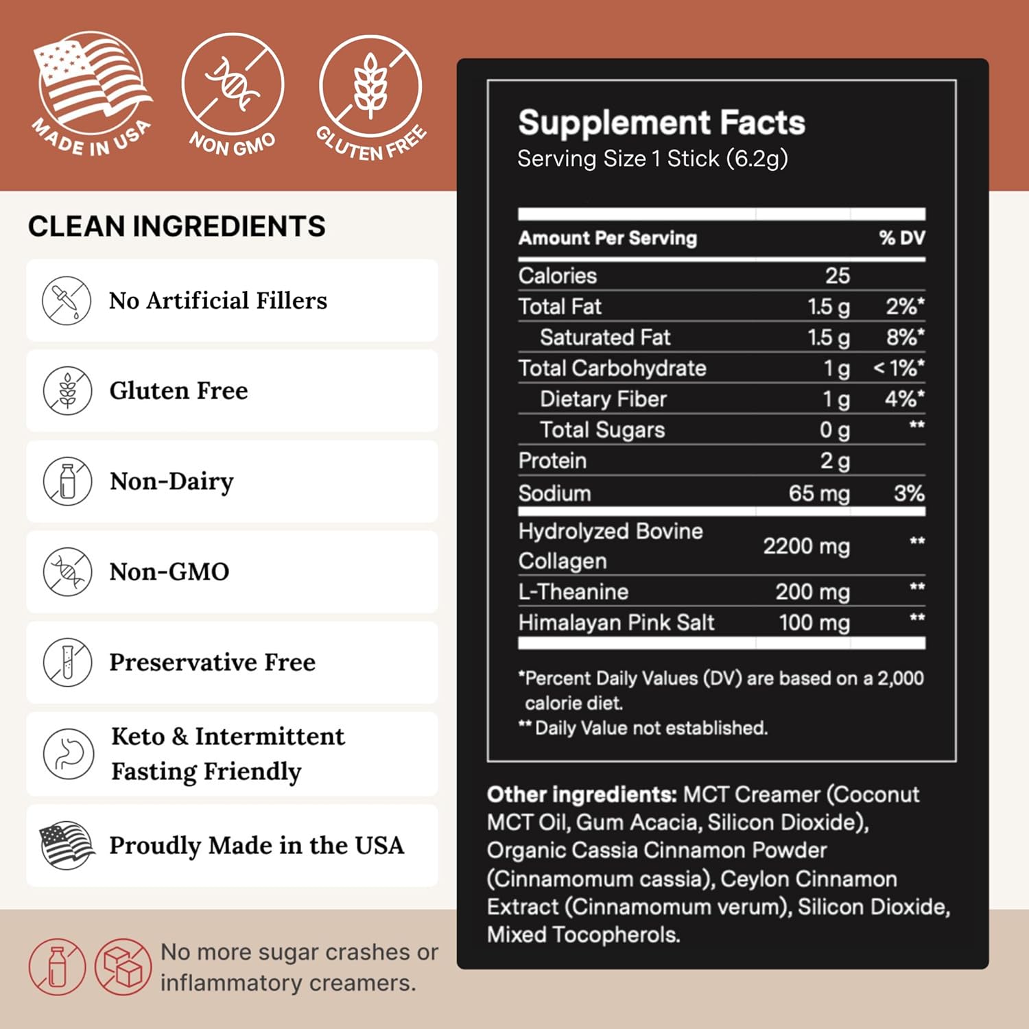 71QRfWk2wRL._AC_SL1500_.jpg For Wellness The Good Stuff Performance Blend (30 Travel Packets), Non-Dairy Coffee Supplement with Collagen, L-Theanine and Himalayan Pink Salt – Improves Focus and Increases Energy - Image 9