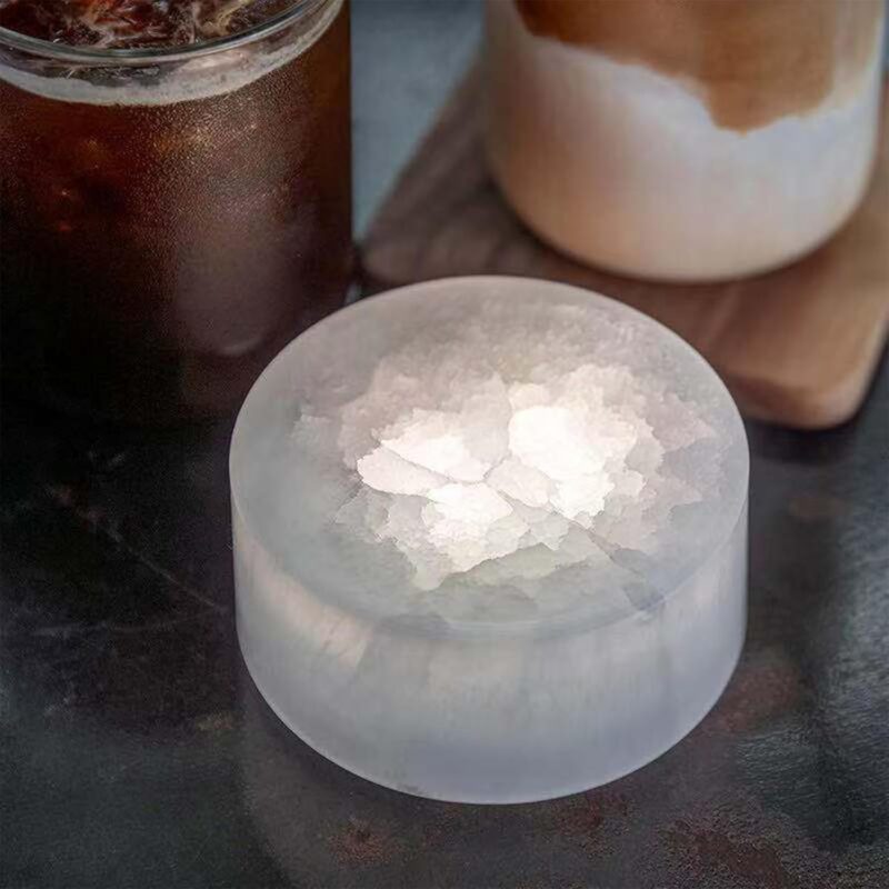 Natural Jade Touch Night Light: Color-Changing LED Mood Lamp, Rechargeable Soft Glow Stone Light for Bedroom, Minimalist Aesthetic Home Decor, USB Ambiance Lamp, Snow Lotus