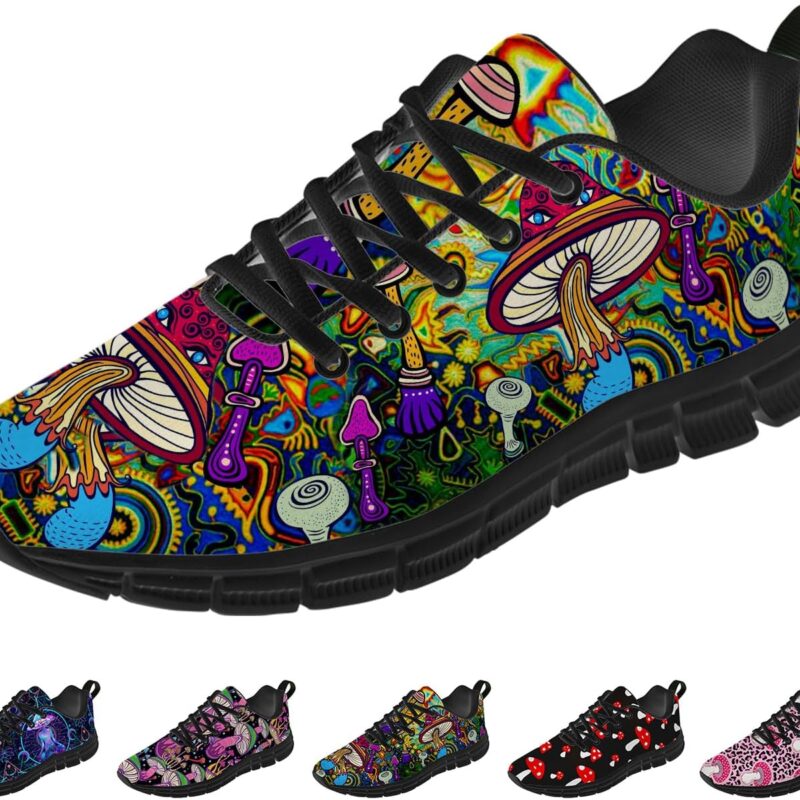 Mushroom Shoes for Women Men Running Shoes Walking Sneakers Tennis Shoes Gifts for Women Men